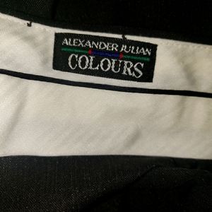 Alexander Julian Lightweight Mens Dress Pants with Hidden Elastic Waist